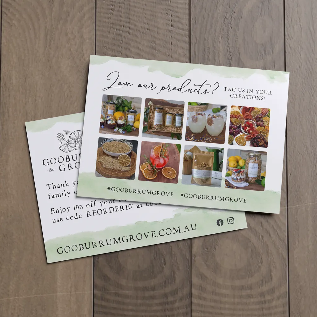 Fine food products business branding by Envoke Digital - graphic design mockup