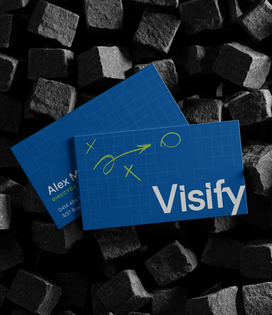 Business card mockup for Bundaberg strategic finance business