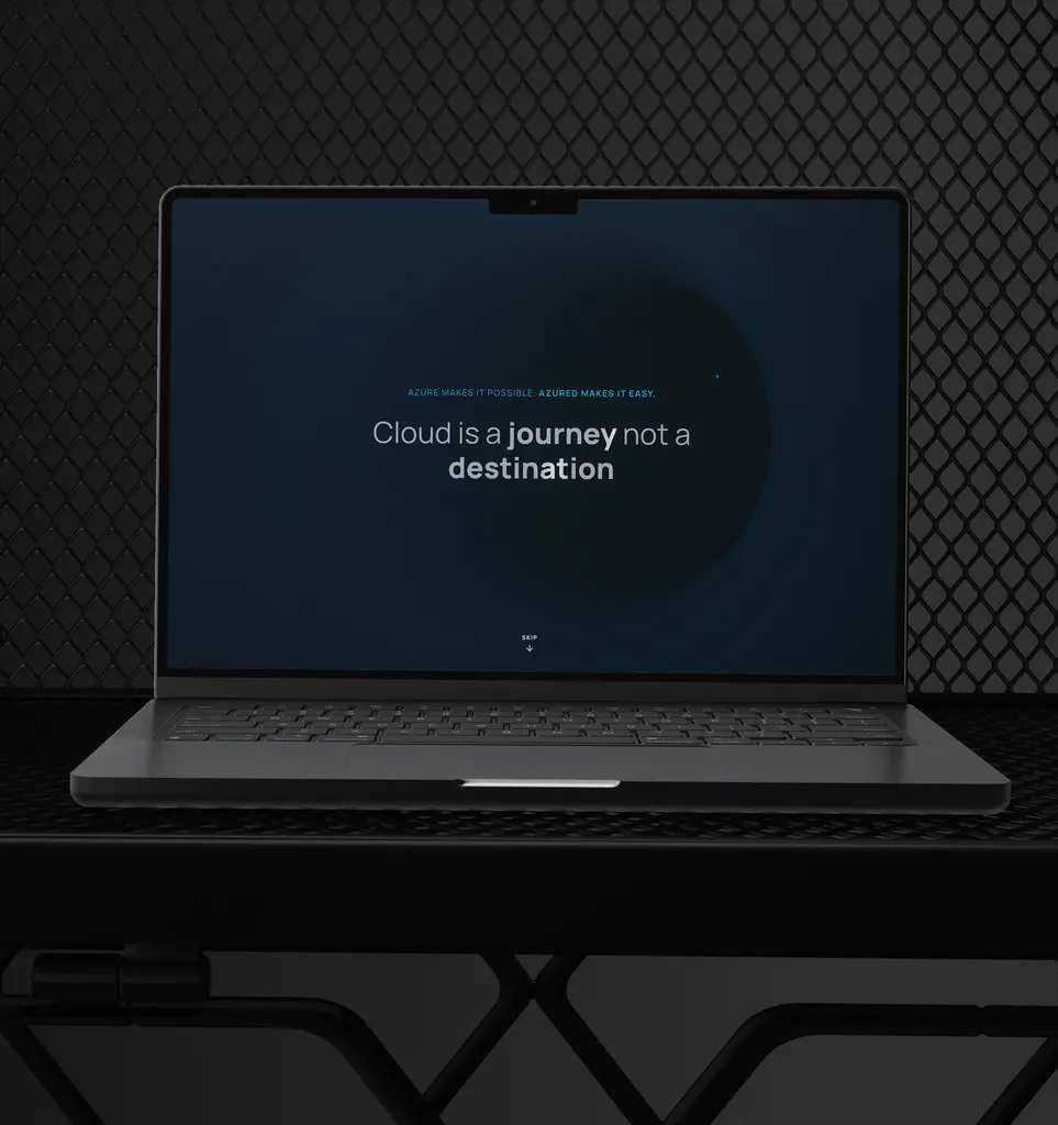 Melbourne based I.T. solutions business web design - laptop mockup