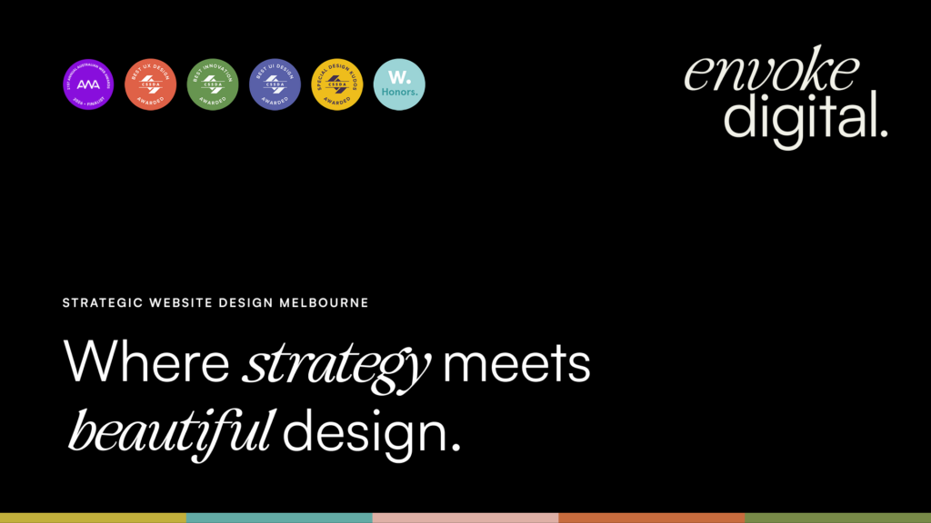Where strategy meets beautiful design - Melbourne web design